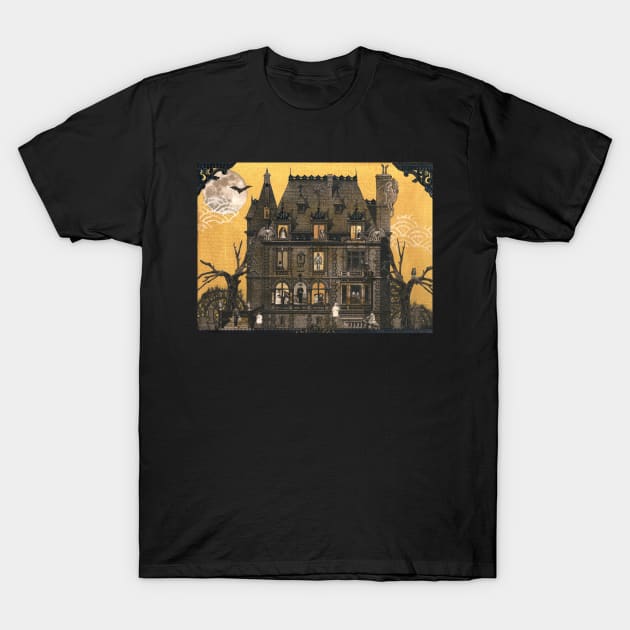 Moribund Manor - Haunted House T-Shirt by WinonaCookie